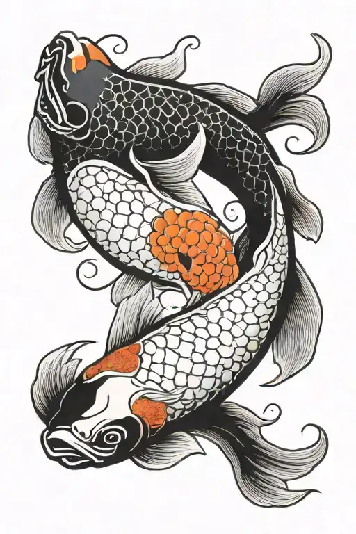 Yin Yang Koi Zodiac Sign Is Pisces