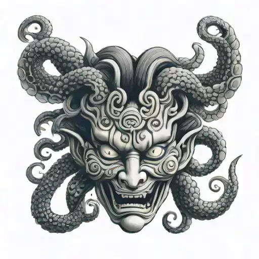 Medusa Oni Mask