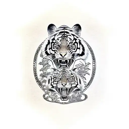 Samurai With A Tiger