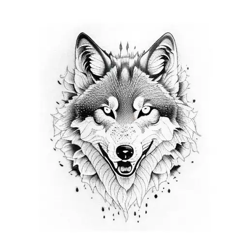 Black And White Wolfes