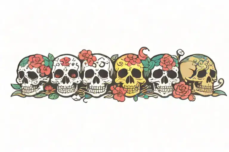 Kawaii Skulls