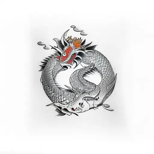 Hani Mask Koi Fish Dragon