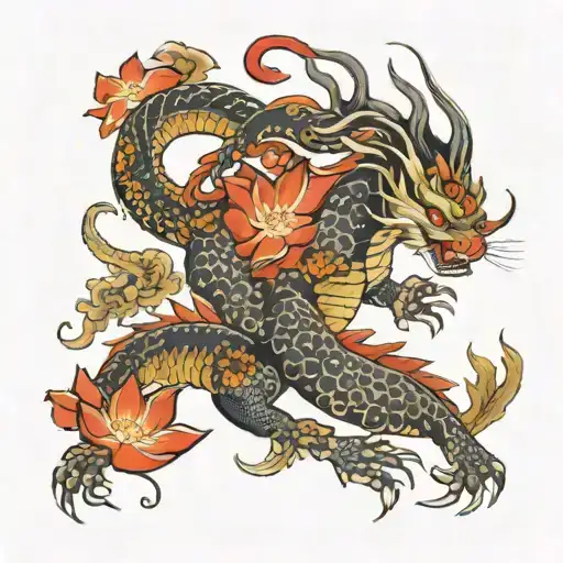 Japanese With Hindu Mythology