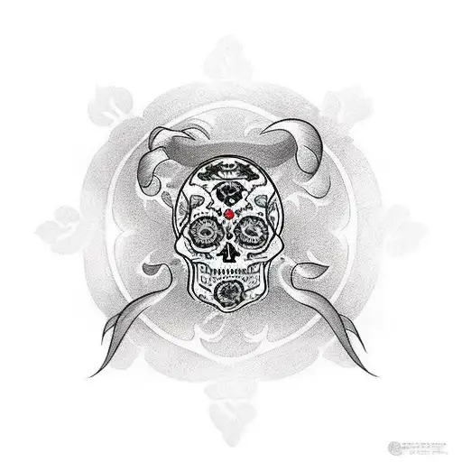 Turtle Dia De Los Muertos