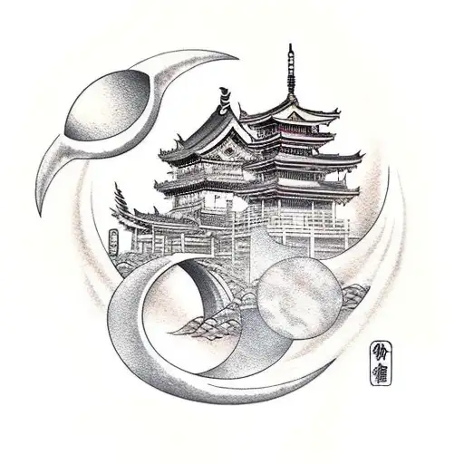 Broken Sword And A Crescent Moon