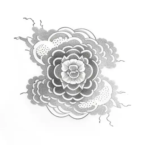 Cloud With Flower Sleeve