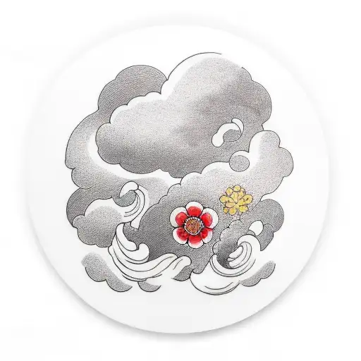 Cloud With Flower