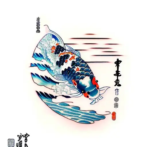 Koi Fish Surfing