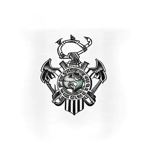 Usmc Eagle Globe Anchor Bulldog Wolfpack Loyalty