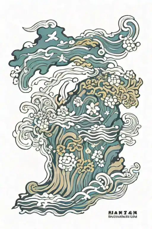 The Shape Of The State Of Michigan With Water Around It