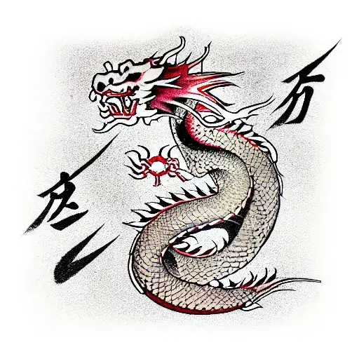 Japan Colorful Dragon Yakuza