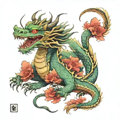 Serpentine Water Dragon