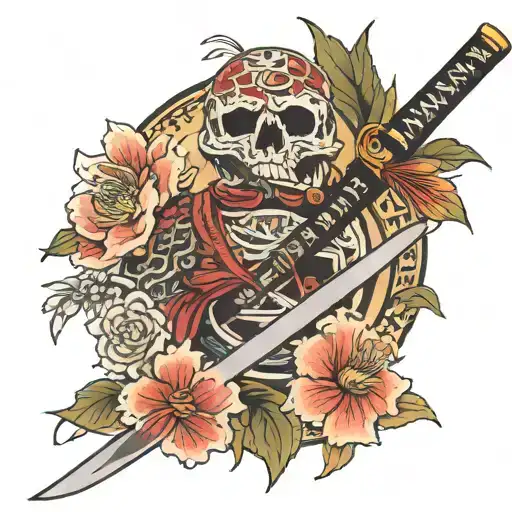 Dead Flower And Katana