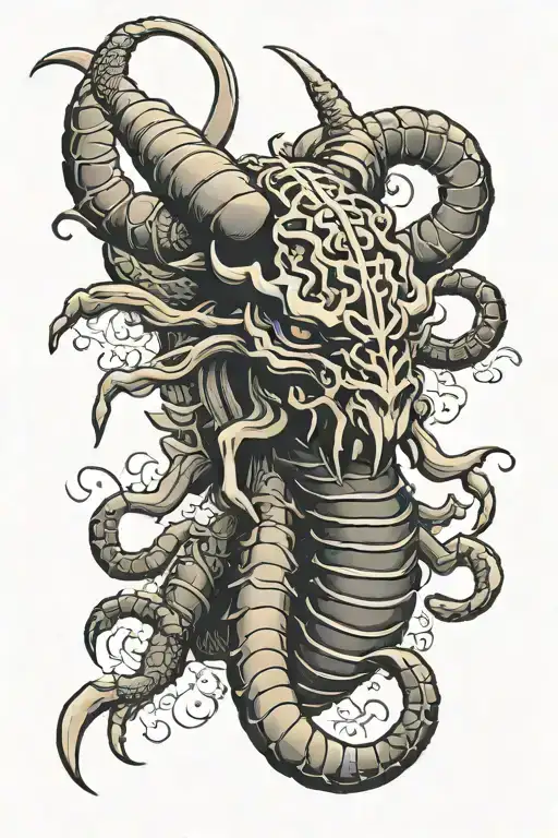 Scorpion And Bull Head