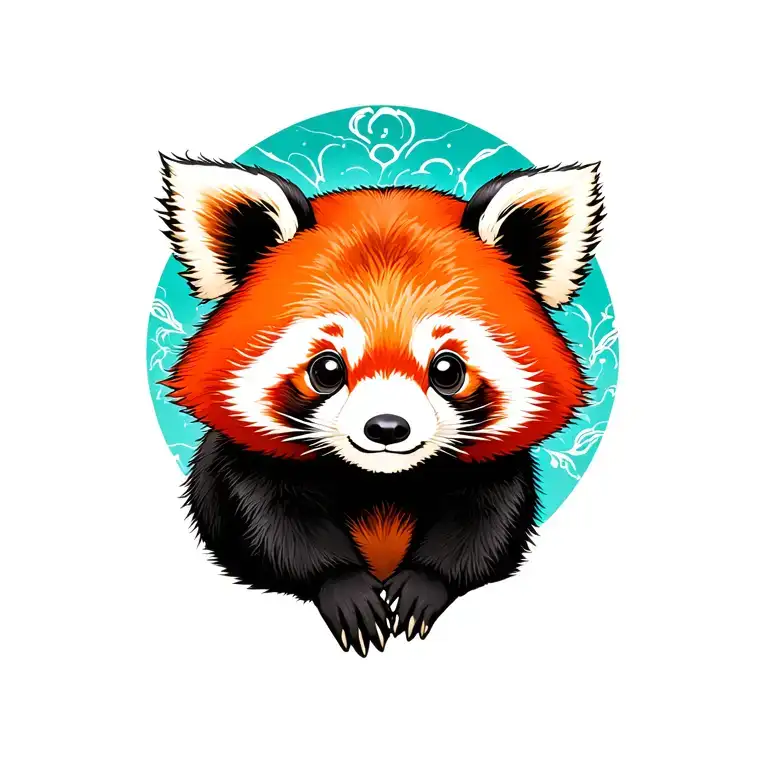 Playful Red Panda