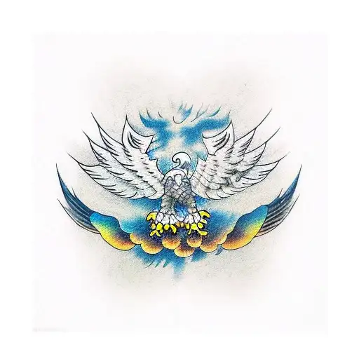 Flying Eagle With Name Torres