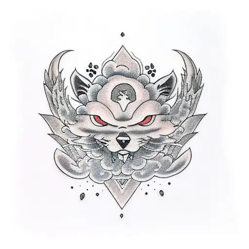 Half Sleeve Cloud Flash