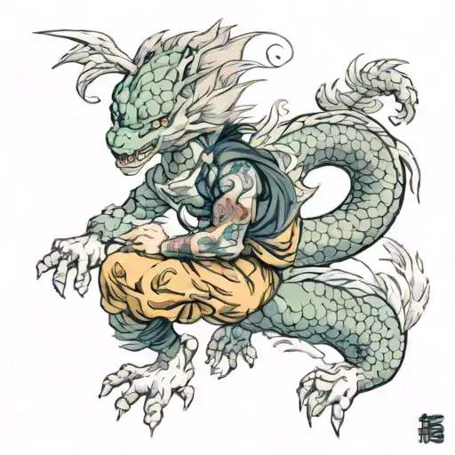 Dragon Ball And Ghibli Characters