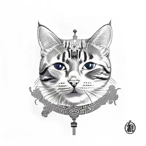 Gladivus With A Cat Head For The Hilt