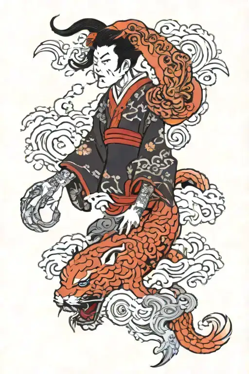 Dark Personnality Try To Espace From The Body