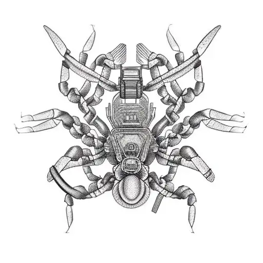Mavik 3 Drone In The Form Of A Scorpion