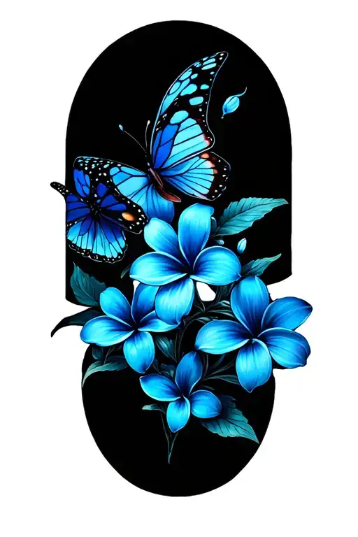 Plumeria Turning Into Butterflies