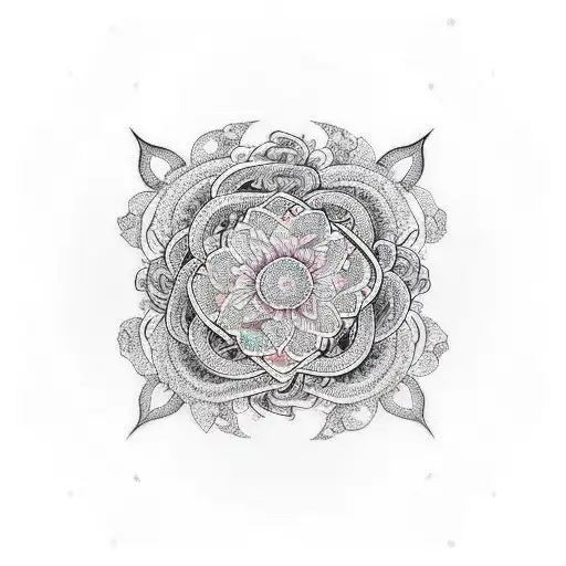 Dragon Mandala Rose