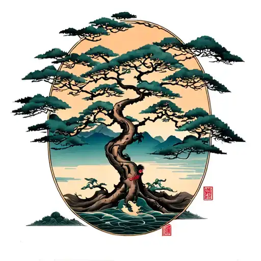 An Alon Side The Tree