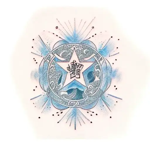 A Tattoo Representing The Client's Star Sign With A Twist