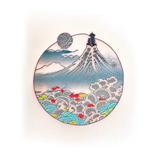 Travel Tattoo For Couples