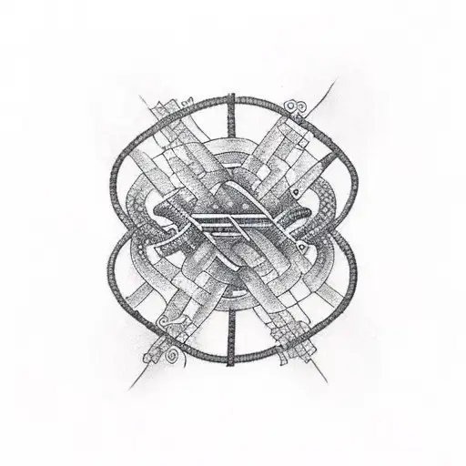 Dna Double Helix Intertwined With A Crow