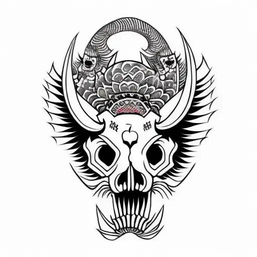 Hog Skeleton Staning Up