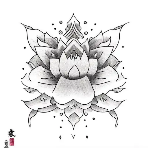 Pink Lotus With Thunder