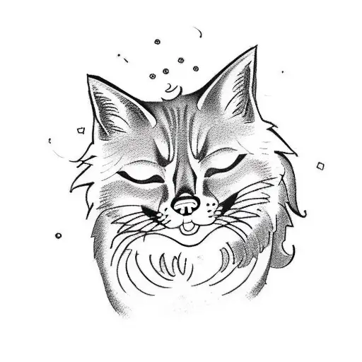 A Cat And A Fox Doing Parkour Together