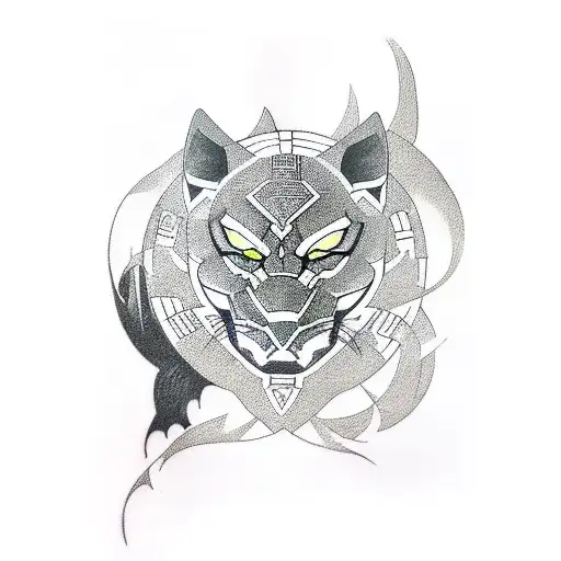 Black Panther Biting