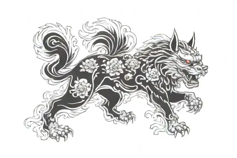 Hunting Chinese Foo Dog