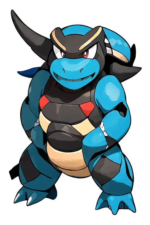 Blastoise Vaporion And Statmie Pokemon Posing Together