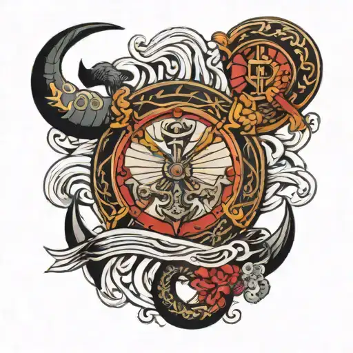 Anchor Waves Steering Wheel