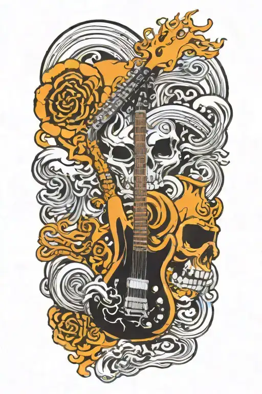 Vacuum Tube And Electric Guitar