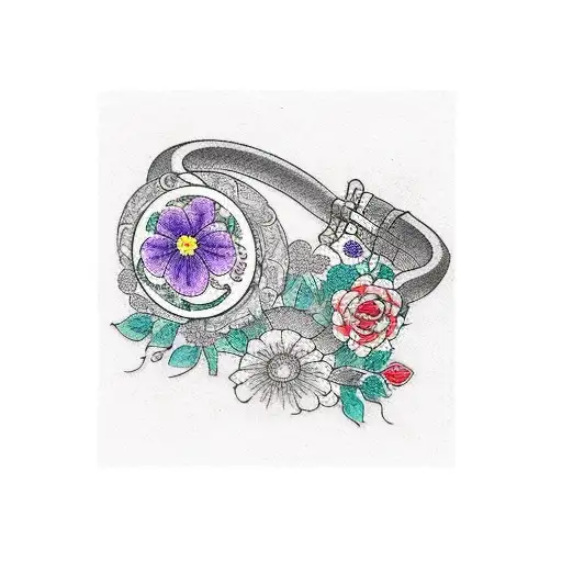 Flowers Becoming A Circle Bracelet