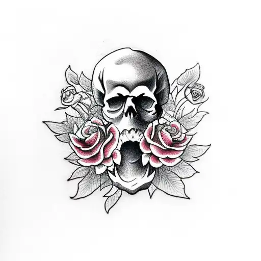 Skull And Roses
