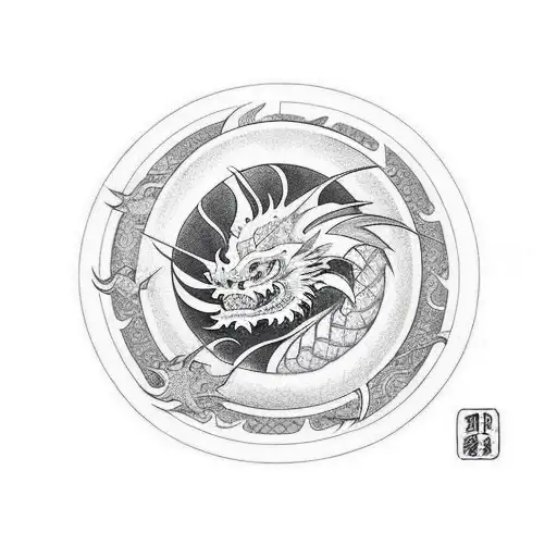 Dragon Eating The Sun