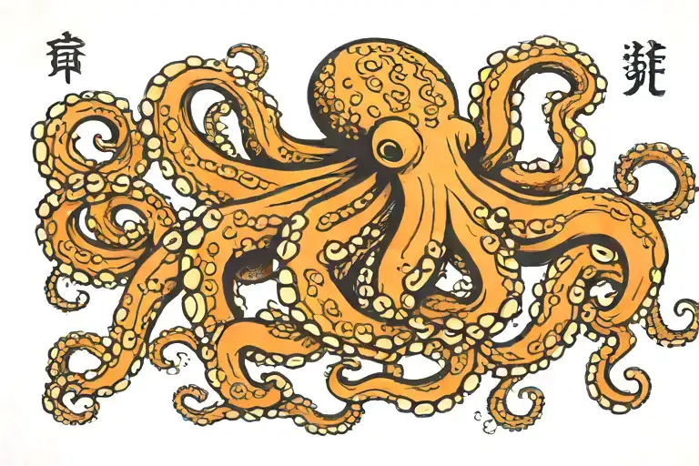 Octopus With The Letters Tog