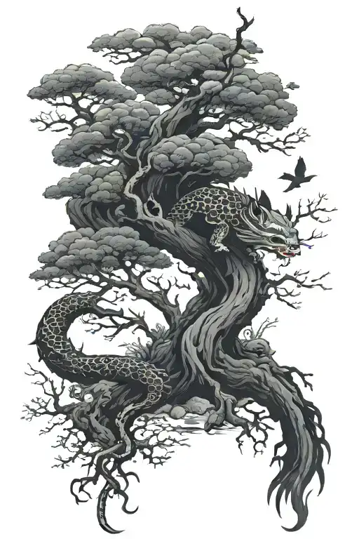 Dark Gothic Nature Scene