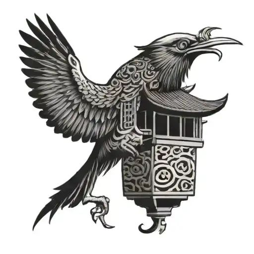 Bird And Tomb And Hill