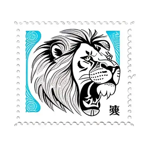 Stamp With Lion