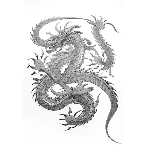 Myosotys With Dragon