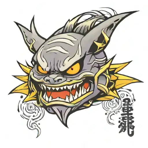 Samurai Mask Of Pokemon Gengar