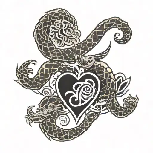 Big Heart With A Medium Heart And A Small Heart With Astrological Sign Cancer Leo And Gemini