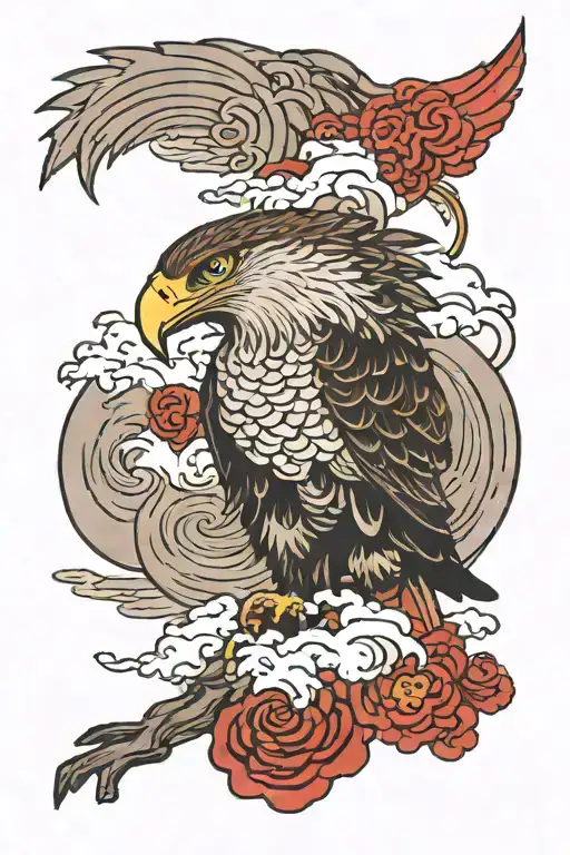 Hawk On Thunder Cloud